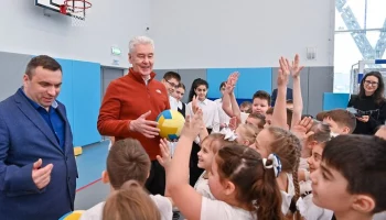 Сергей Собянин открыл новую школу в Щербинке