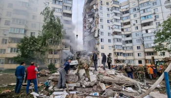 В Белгороде сохраняется угроза обрушения конструкций поврежденного от взрыва дома