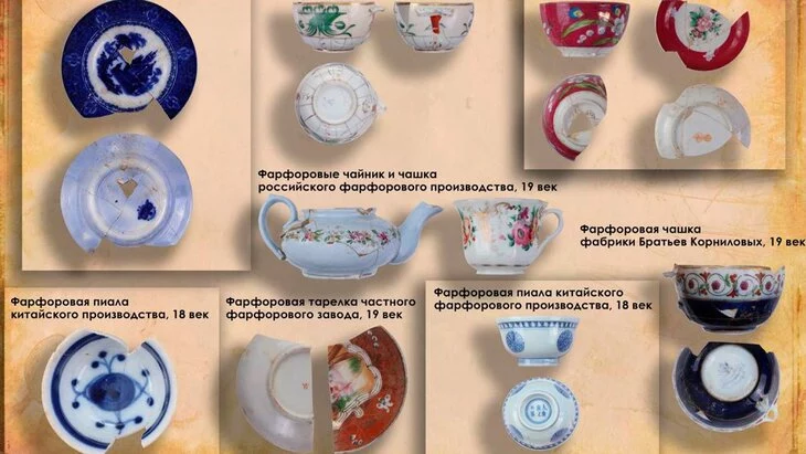 Собянин: фрагменты фарфоровой посуды XVIII–XIX веков нашли во время раскопок в Москве