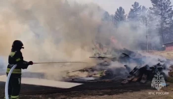 Пожарные локализовали возгорание в СНТ Забайкальского края