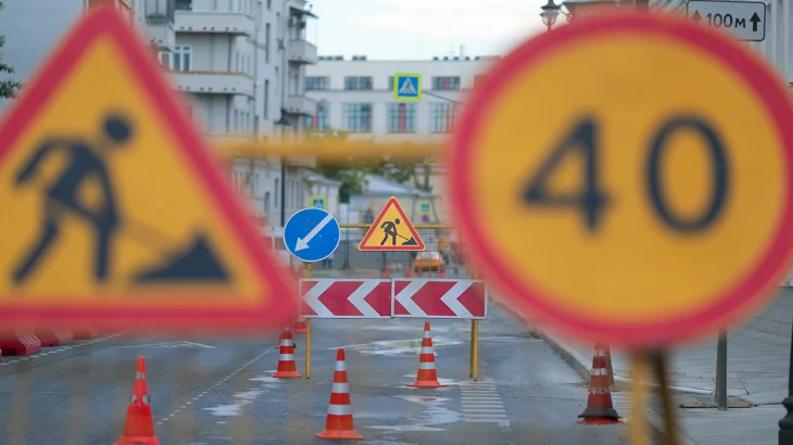 Движение перекрыли на Садовом кольце и на съездах на Ленинский проспект