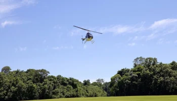 Sky: вертолет упал в поле на острове Уайт в Британии