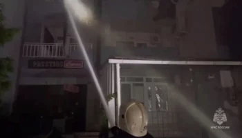 Пожар в гостиничном комплексе в Анапе локализован