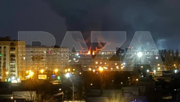 Обломки сбитых БПЛА упали на промышленный объект в саратовском Энгельсе