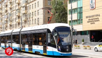 Остановки трамвая с приподнятыми платформами появились на Авиамоторной улице