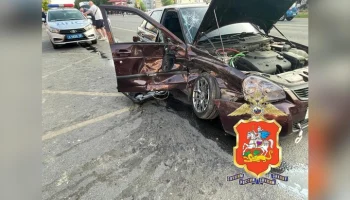 Два человека пострадали при столкновении автомобилей в Сергиевом Посаде