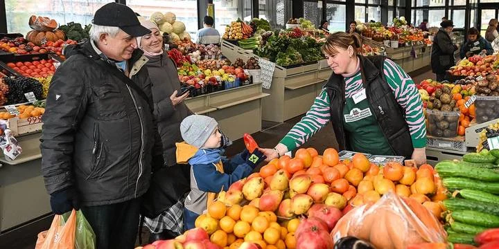 Богатые витаминами продукты можно приобрести на московских ярмарках
