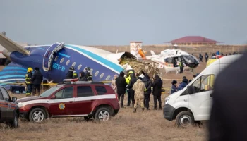 Разбившийся в Актау самолет не смог приземлиться в Грозном из-за режима "Ковер"