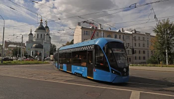 Маршрут Т1 связал четыре сталинские высотки и стал рекордным трамвайным диаметром Маршрут Т1 связал четыре сталинские высотки и стал рекордным трамвайным диаметром