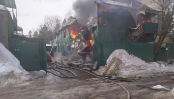 Пожар в автосервисе в Химках полностью ликвидировали