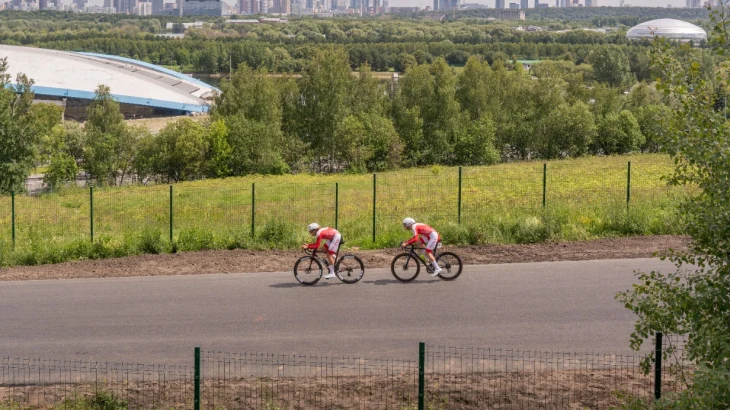 Более 300 спортсменов сборной Москвы по велоспорту тренируются в парке «Крылатские холмы» Более 300 спортсменов сборной Москвы по велоспорту тренируются в парке «Крылатские холмы»