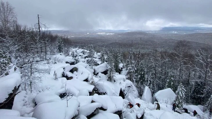 ТАСС: слой снега в зоне поисков семьи Усольцевых достигает полуметра ТАСС: слой снега в зоне поисков семьи Усольцевых достигает полуметра