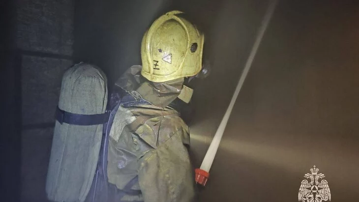 Открытое горение в цехе по производству кирпича в Смоленске было ликвидировано