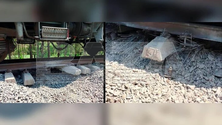 Повреждение ж/д путей обнаружили на участке Унеча – Жеча под Брянском Повреждение ж/д путей обнаружили на участке Унеча – Жеча под Брянском