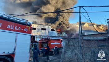 Пожар в обувном цехе в Кисловодске локализован