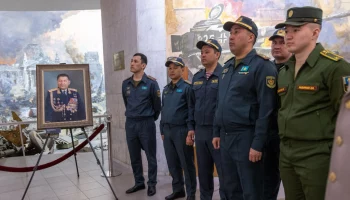 Память о Герое СССР Сагадате Нурмагамбетове увековечили в Музее Победы