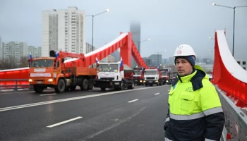 Собянин рассказал об открытии моста через Москву-реку в створе улицы Мясищева