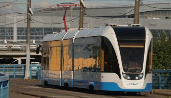 Первый в России беспилотный трамвай выехал на улицы Москвы