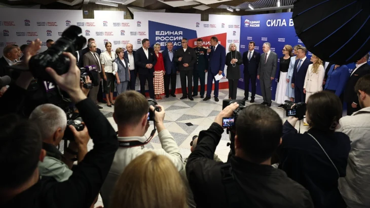 Штаб общественной поддержки «Единой России» открыли в Москве Штаб общественной поддержки «Единой России» открыли в Москве