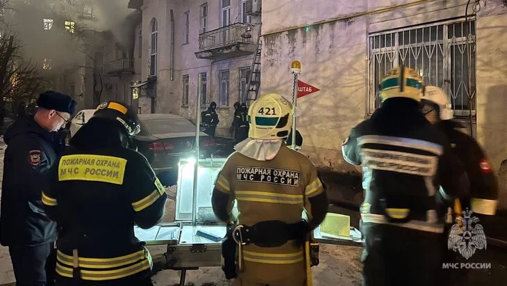 Пожар на юге Москвы ликвидирован