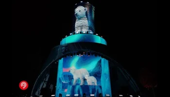 Показ сюжетов на "Матрешке Москвы" приостановлен из-за морозов