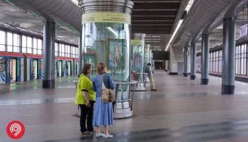 Выставка работ Сергея Андрияки открылась в столичном метро