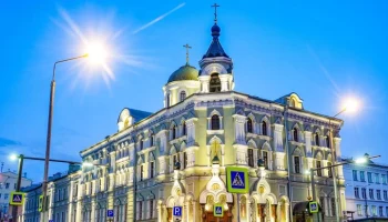 Подворье Валаамского монастыря в Москве обеспечили архитектурной подсветкой