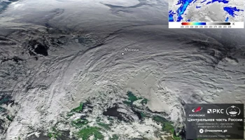 Роскосмос показал, как с орбиты выглядит движущийся к Москве циклон «Фрэнсис» Роскосмос показал, как с орбиты выглядит движущийся к Москве циклон «Фрэнсис»