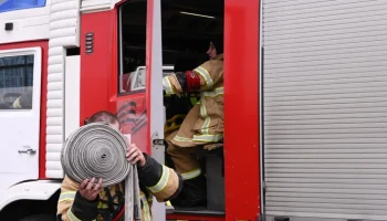 Возгорание произошло в столичном ТЦ "Метрополис"