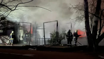 Открытое горение в кафе в "Сокольниках" ликвидировано