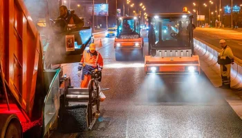 Асфальт обновили на Варшавском шоссе в Москве
