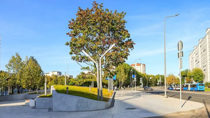 Собянин рассказал о ярких проектах благоустройства около транспортных объектов Собянин рассказал о ярких проектах благоустройства около транспортных объектов