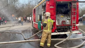 Пожар в частном доме на юго-западе Москвы локализовали