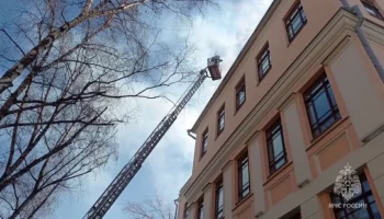 Пожар в "Бауманке" локализован на 40 квадратных метрах