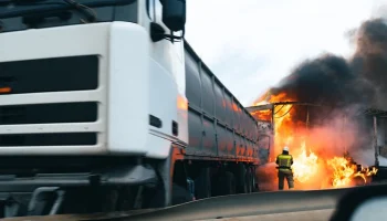 Бензовоз с 30 тыс литров топлива загорелся в американском штате Мичиган