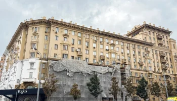 В Хамовниках проходит капитальный ремонт дома 1956 года постройки