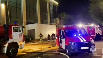 Пожарные потушили возгорание на западе Москвы