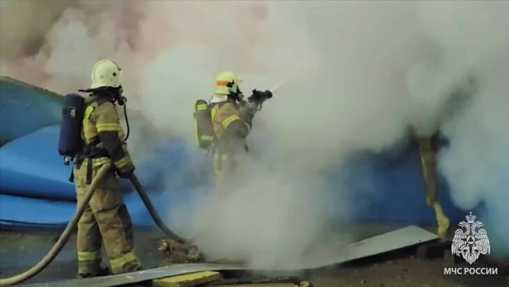 Открытое горение на складе в Нижнем Новгороде ликвидировано Открытое горение на складе в Нижнем Новгороде ликвидировано