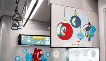 Украшенные поезда &laquo;Иволга 4.0&raquo; вышли на МЦД-3 и МЦД-4