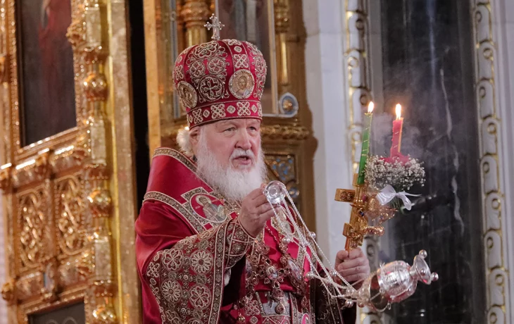 Патриарх Кирилл поздравил верующих с Пасхой