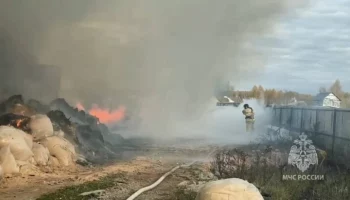 Пожар на производстве дверей во Владимирской области локализован
