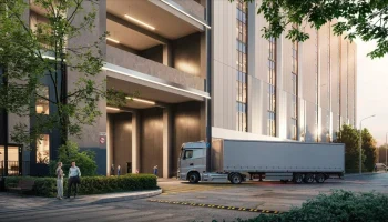 Сотрудники индустриального парка в Отрадном смогут подниматься с парковки на кровле сразу к своим пр