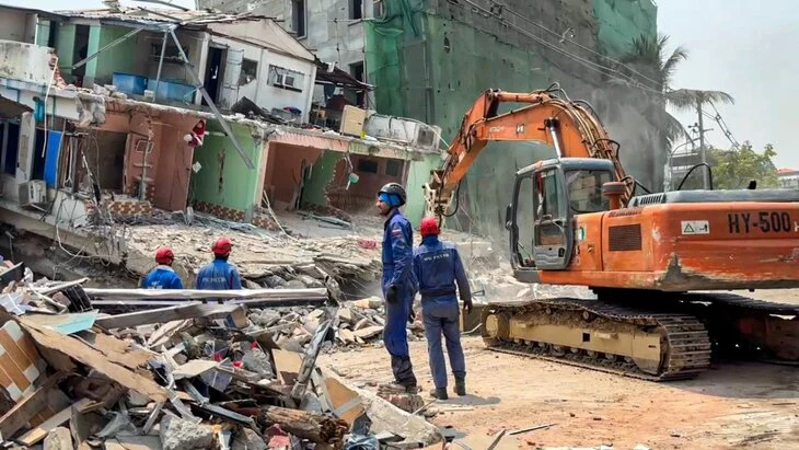 Xinhua: число погибших из-за землетрясения в Мьянме увеличилось до 3 455