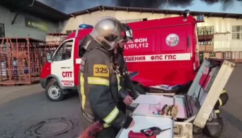 Открытое горение ликвидировано на складе в подмосковном Пушкине