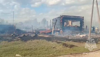 Пожарные ликвидировали возгорание на Урале
