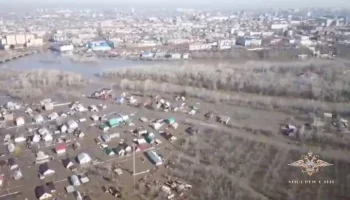 Уровень воды в реке Урал у Оренбурга достиг 1 162 см