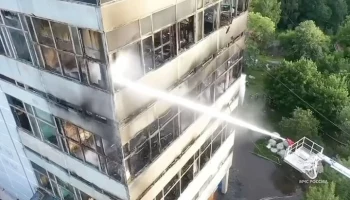 РИА Новости: причиной быстрого распространения огня во Фрязине стали горючие материалы