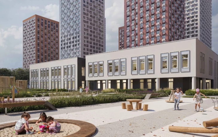 Школу и детские сады построят в Царицыне по городской программе Школу и детские сады построят в Царицыне по городской программе