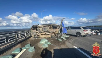 Четыре человека пострадали в ДТП на КАД в Санкт-Петербурге