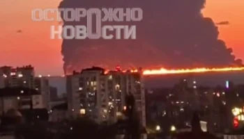 СМИ: Мощный пожар произошел на судне в Черном море